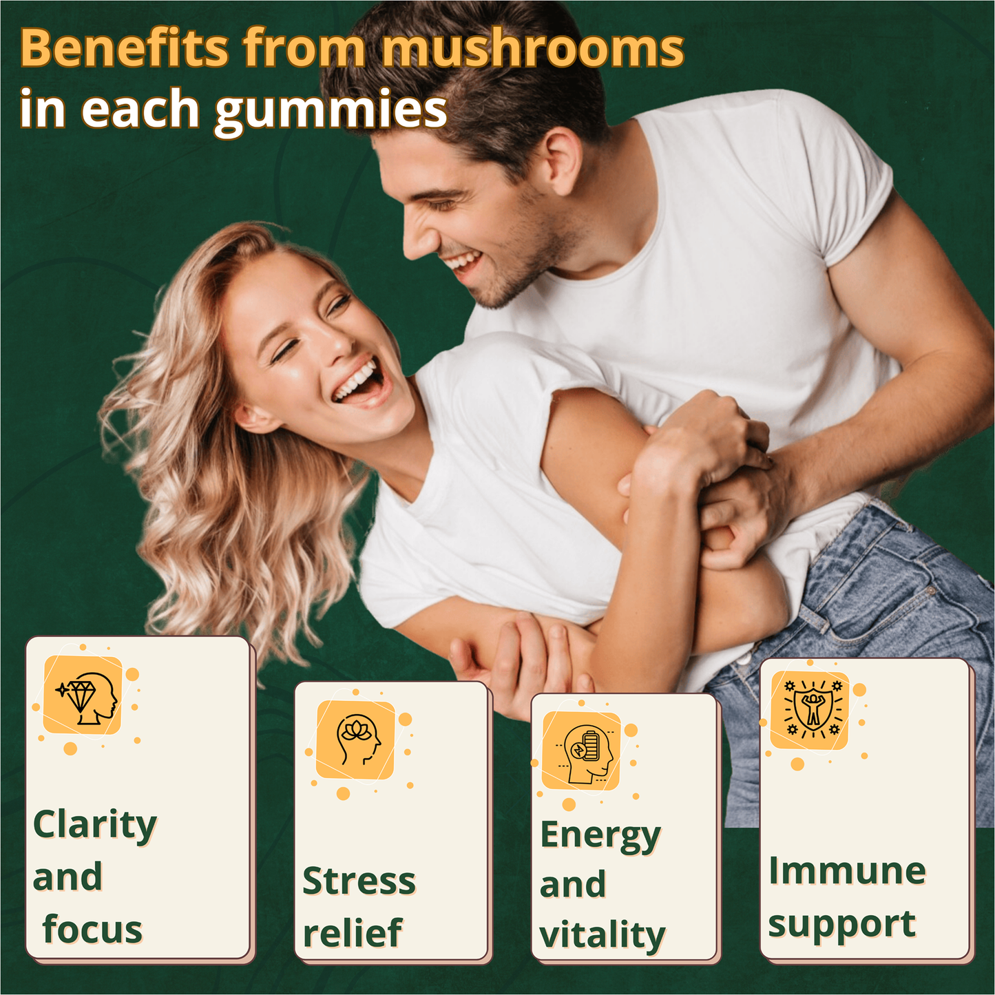 iQBe Mushroom Gummies – Focus • Energy • Immunity